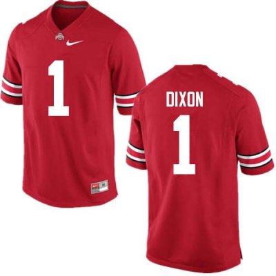 Men's Ohio State Buckeyes #1 Johnnie Dixon Red Nike NCAA College Football Jersey Real QEA5644BX